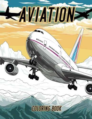 Aviation: Coloring Book
