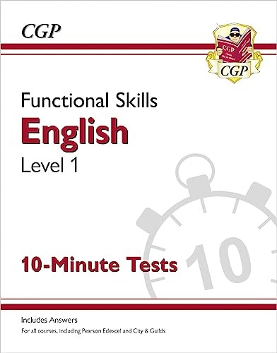 New Functional Skills English Level 1 - 10 Minute Tests (for 2020 & beyond)