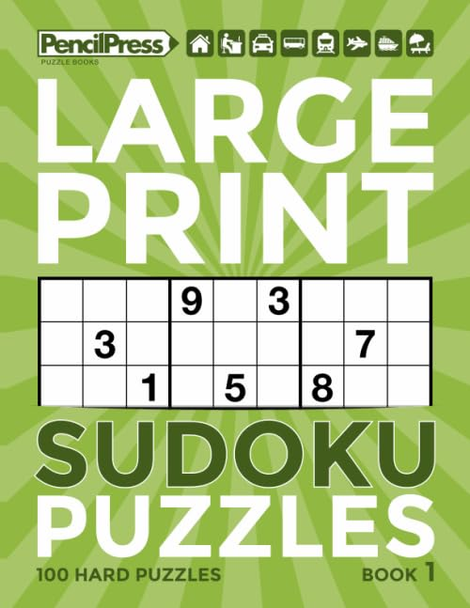 Large Print Sudoku Puzzles Book 1