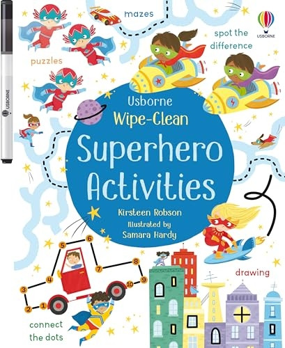 Wipe-Clean Superhero Activities (Wipe-clean Activities)