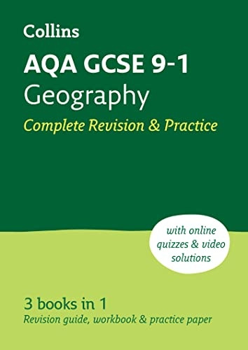 AQA GCSE 9-1 Geography Complete Revision & Practice: Ideal for home learning, 2023 and 2024 exams (Collins GCSE Grade 9-1 Revision) (Collins GCSE Grade 9-1 Revision)