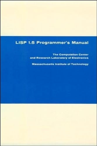 LISP 1. 5 programmer's manual