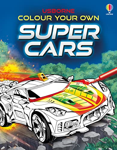 Colour Your Own Supercars (Colouring Books)