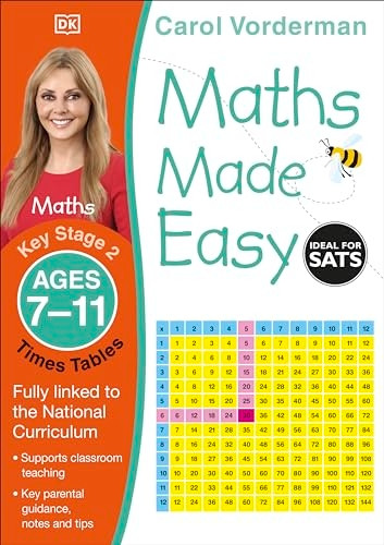 Maths Made Easy Times Tables Ages 7-11 Key Stage 2 (Carol Vorderman's Maths Made Easy)