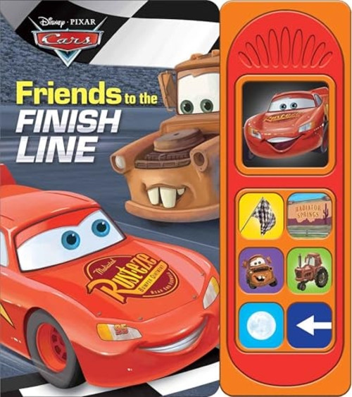 Disney Pixar Cars: Friends to the Finish Line Sound Book [Board book]
