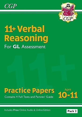 New 11+ GL Verbal Reasoning Practice Papers: Ages 10-11 - Pack 2 (with Parents' Guide & Online Ed)