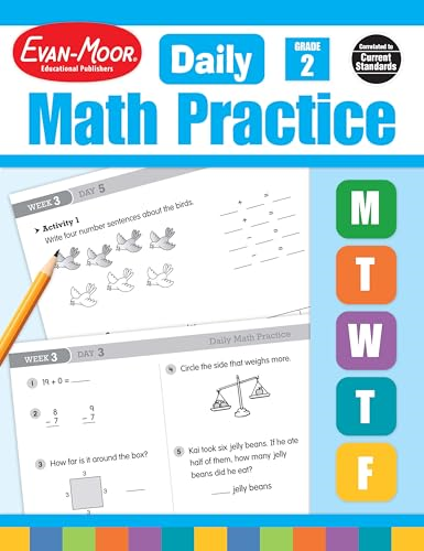 Daily Math Practice, Grade 2