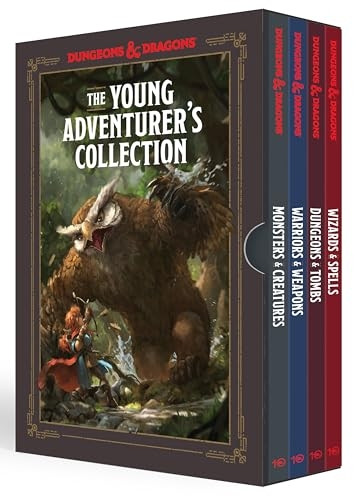 The Young Adventurer's Collection: Monsters and Creatures, Warriors and Weapons, Dungeons and Tombs, Wizards and Spells: Dungeons and Dragons 4-Book Boxed Set