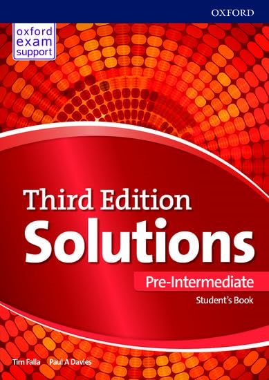 Solutions: Pre-Intermediate: Student's Book: Leading the way to success