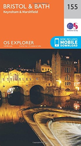 OS Explorer Map (155) Bristol and Bath