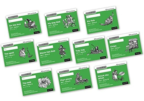 Read Write Inc. Phonics: Black and White Green Set 1 Storybooks Mixed Pack of 10