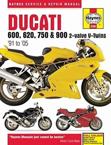 Ducati 600, 750 & 900 2-Valve V-Twin Service and Repair Manual (Haynes Service and Repair Manuals)
