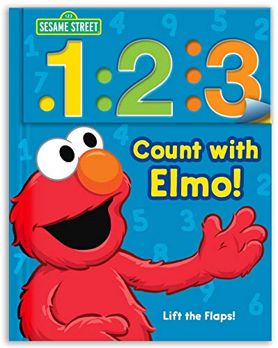 Sesame Street: 1 2 3 Count with Elmo!: A Look, Lift, & Learn Book (Look, Lift & Learn Books) [Board book]