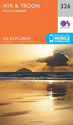 OS Explorer Map (326) Ayr and Troon