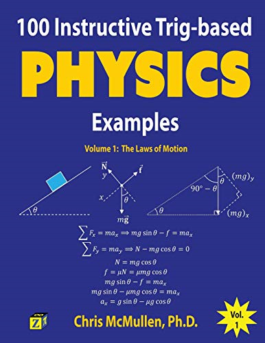 100 Instructive Trig-Based Physics Examples: The Laws of Motion