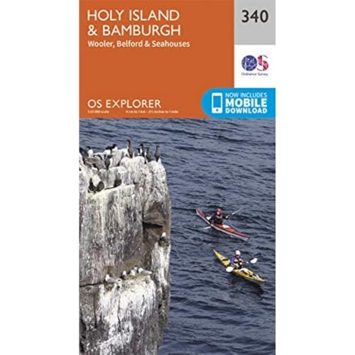 Holy Island & Bamburgh (OS Explorer Map)