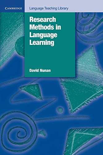 Research Methods in Language Learning (Cambridge Language Teaching Library) (Cambridge Language Teaching Library)