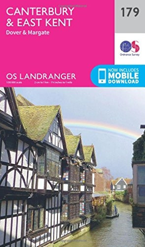 Landranger (179) Canterbury & East Kent, Dover & Margate (OS Landranger Map)