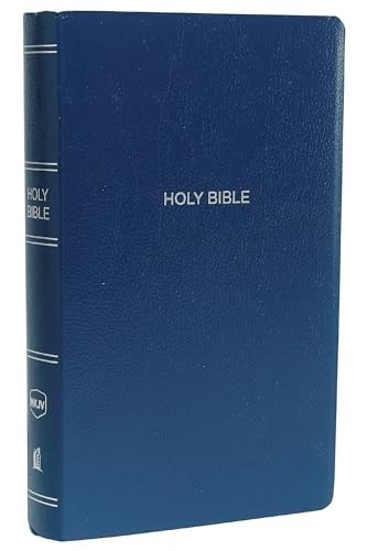 NKJV, Gift and Award Bible, Leather-Look, Blue, Red Letter Edition, Comfort Print