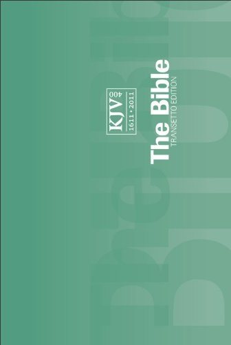 KJV Transetto Text Green Paperback