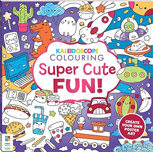 Kaleidoscope Colouring: Super Cute Fun (Square Colouring)