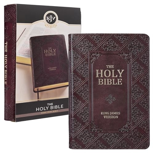 KJV Giant Print Standard Red Letters with Thumb-Indexing Brown