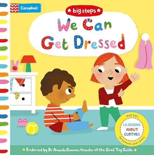 We Can Get Dressed: Putting on My Clothes (Big Steps) [Board book]