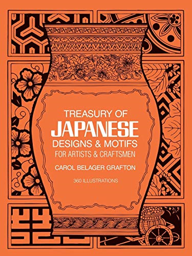 Treasury of Japanese Designs and Motifs for Artists and Craftsmen (Dover Pictorial Archives)