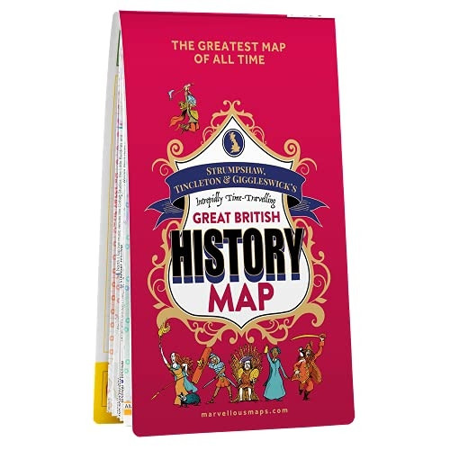 S T & G's Intrepidly Time-Travelling Great British History Map (Marvellous Maps)