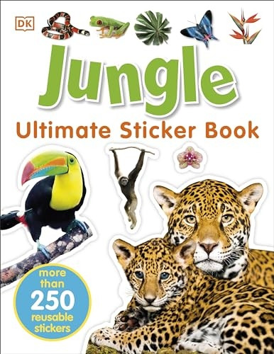 Jungle Ultimate Sticker Book (Paperback)