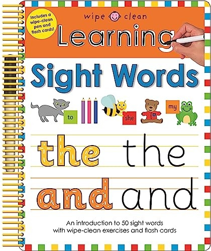 Learning Sight Words (Wipe Clean Learning)