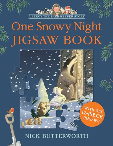 One Snowy Night Jigsaw  Book (Percy the Park  Keeper)