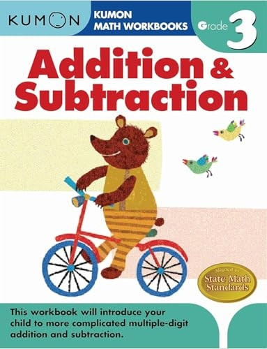 Addition & Subtraction Grade 3 (Kumon Math Workbooks)