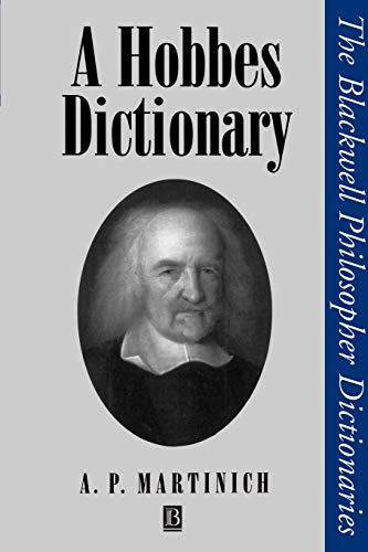 Hobbes Dictionary (Blackwell Philosopher Dictionaries)