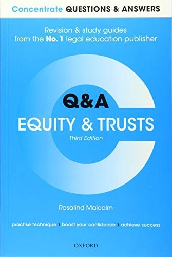 Concentrate Questions and Answers Equity and Trusts: Law Q&A Revision and Study Guide (Concentrate Questions & Answers)