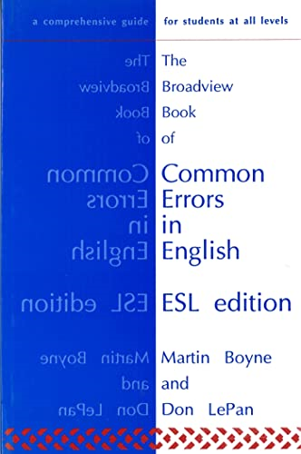 Common Errors in English : An ESL Guide