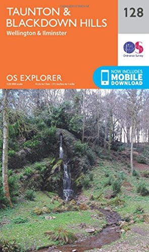 OS Explorer Map (128) Taunton and Blackdown Hills