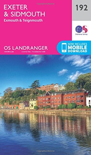 Landranger (192) Exeter & Sidmouth, Exmouth & Teignmouth (OS Landranger Map)