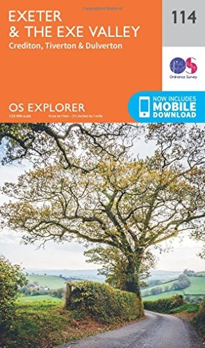 OS Explorer Map (114) Exeter and the Exe Valley