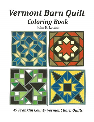 Vermont Barn Quilt Coloring Book