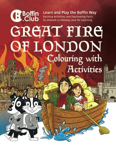 Great Fire of London Colouring and Activity Book (Boffin Club)