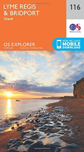 OS Explorer Map (116) Lyme Regis and Bridport