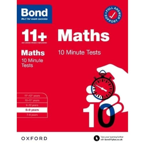 BOND 10 MINUTE TESTS MATHEMATICS 89YRS E