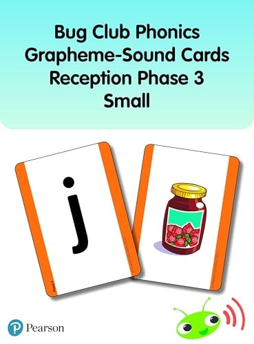 Bug Club Phonics Grapheme-Sound Cards Reception Phase 3 (Small) (Phonics Bug)