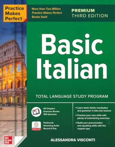 Practice Makes Perfect: Basic Italian, Premium Third Edition