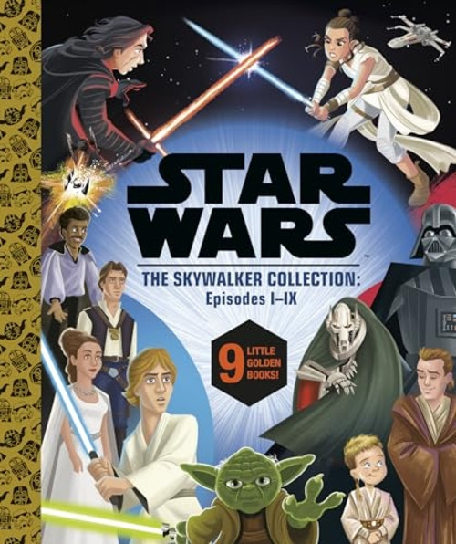 Star Wars Episodes I - IX: a Little Golden Book Collection (Star Wars) (Little Golden Book)