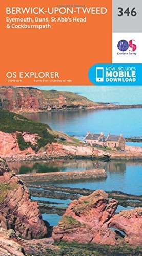 OS Explorer Map (346) Berwick-upon-Tweed