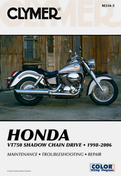 Honda VT750 Shadow Chain Drive 1998-2006 (Clymer Motorcycle Repair) (Clymer Manuals: Motorcycle Repair)