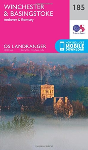 Landranger (185) Winchester & Basingstoke, Andover & Romsey (OS Landranger Map)