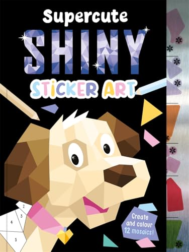 Supercute Shiny Sticker Art  (Mosaic Sticker by  Numbers)